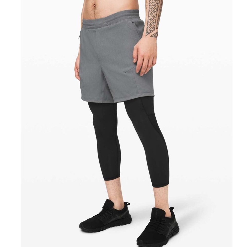 Men's Lululemon Gray Athletic Shorts